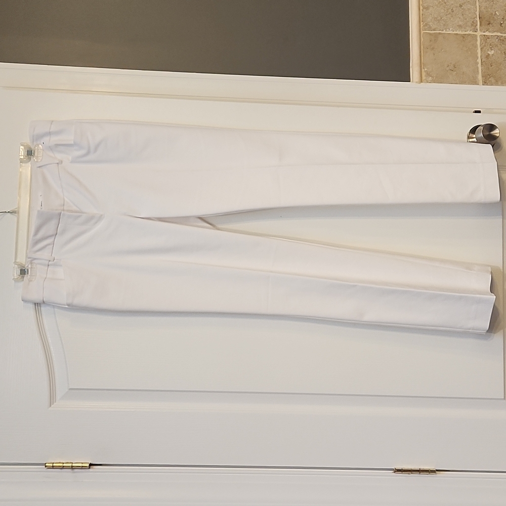 Pure white slacks